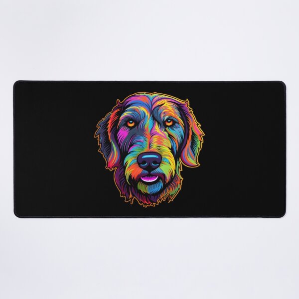 Item preview, Neon Irish Wolfhound designed and sold by CUTEDOGGIEZ.