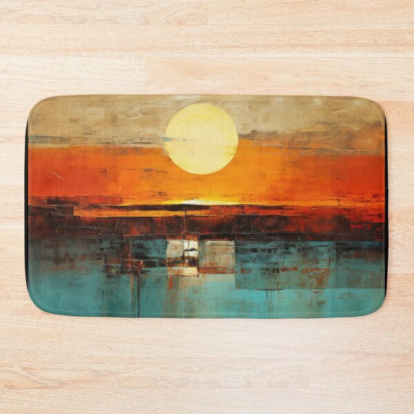 Item preview, Explore "Simplistic & Minimalistic Vintage Sunset" Abstract Art designed and sold by ArtificialGenes.