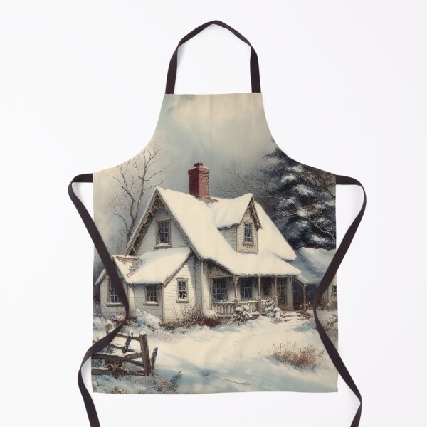 Item preview, Cottage after a snowfall designed and sold by ecupirate99.