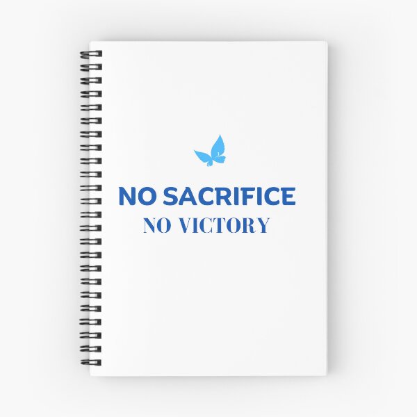 Item preview, No sacrifice , No victory with butterfly  designed and sold by Fionamyles.