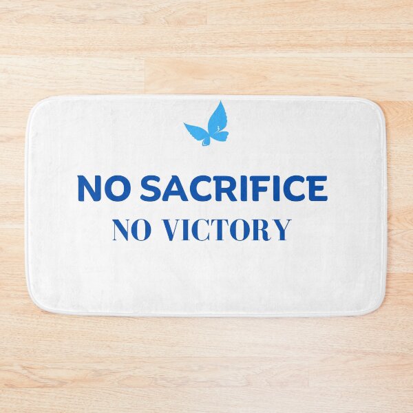Item preview, No sacrifice , No victory with butterfly  designed and sold by Fionamyles.