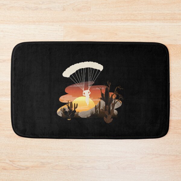 Artikelvorschau, Fallschirmspringen über der Wüste, Fallschirmspringer, Fallschirmjäger bei Sonnenuntergang, klassisches T-Shirt entworfen und verkauft von MAGness.