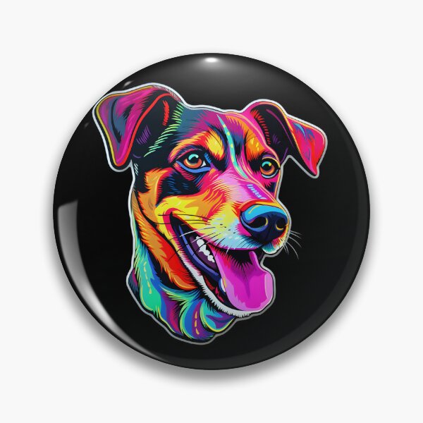 Item preview, Jack Russell Terrier Neon Design designed and sold by CUTEDOGGIEZ.