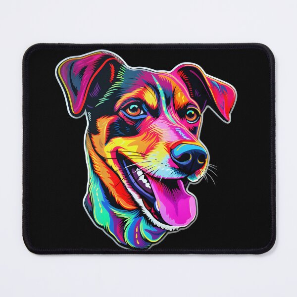 Item preview, Jack Russell Terrier Neon Design designed and sold by CUTEDOGGIEZ.
