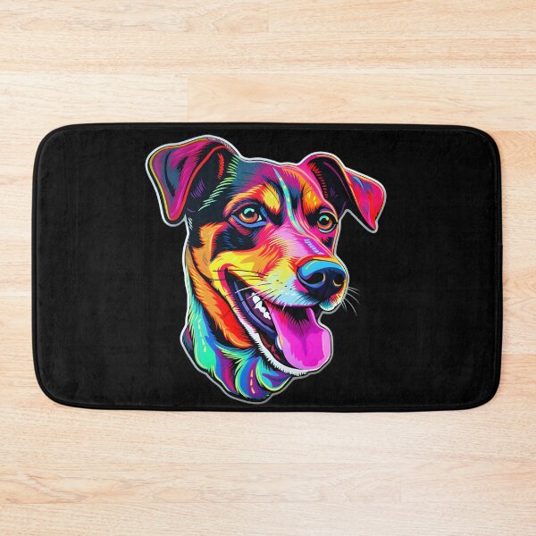 Item preview, Jack Russell Terrier Neon Design designed and sold by CUTEDOGGIEZ.