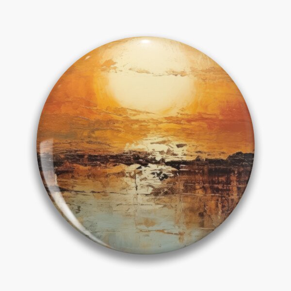 Artikelvorschau, Entdecken Sie "Simplistic & Minimalistic Vintage Sunset" Abstrakte Kunst entworfen und verkauft von ArtificialGenes.