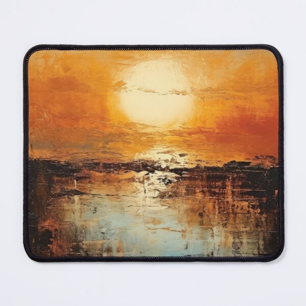 Artikelvorschau, Entdecken Sie "Simplistic & Minimalistic Vintage Sunset" Abstrakte Kunst entworfen und verkauft von ArtificialGenes.