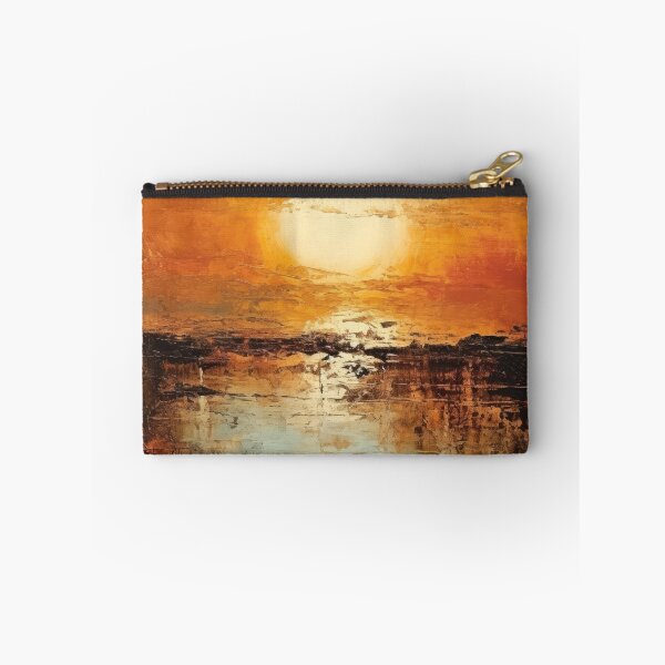 Artikelvorschau, Entdecken Sie "Simplistic & Minimalistic Vintage Sunset" Abstrakte Kunst entworfen und verkauft von ArtificialGenes.