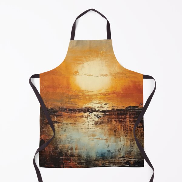 Artikelvorschau, Entdecken Sie "Simplistic & Minimalistic Vintage Sunset" Abstrakte Kunst entworfen und verkauft von ArtificialGenes.