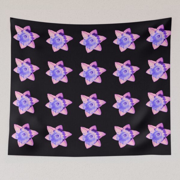 Item preview, artsy purplish daffodil designed and sold by Shellaqua.