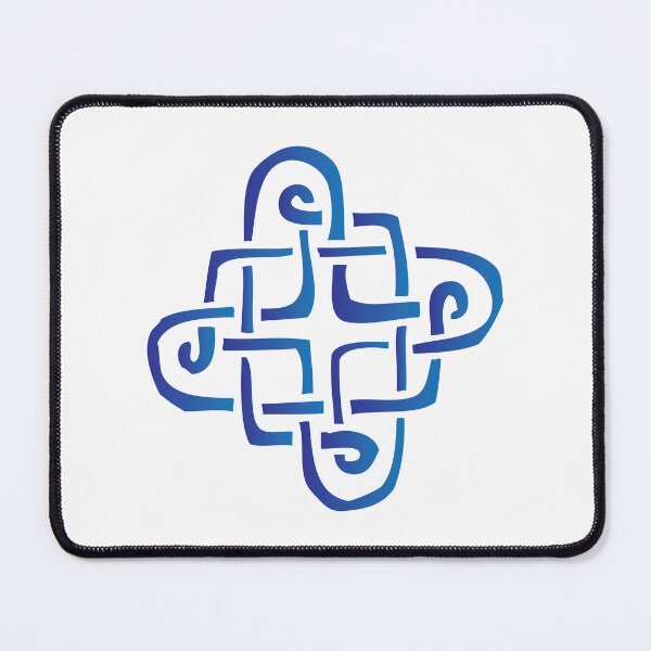 Artikelvorschau, Brigid's knot in blue entworfen und verkauft von mariahmcmo.