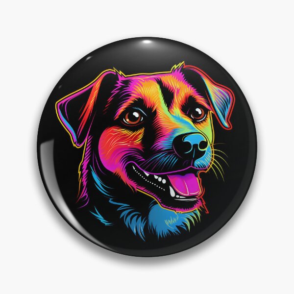 Item preview, Neon Jack Russell Terrier designed and sold by CUTEDOGGIEZ.