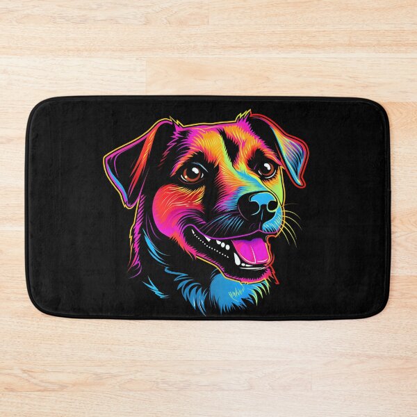 Item preview, Neon Jack Russell Terrier designed and sold by CUTEDOGGIEZ.
