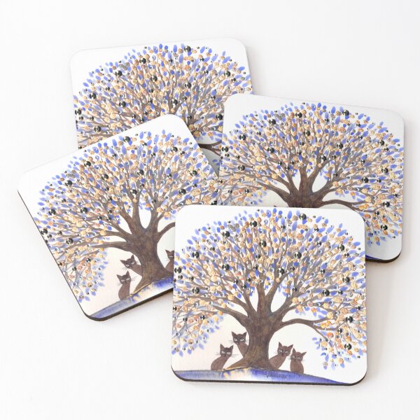 Item preview, Edmonton Whimsical Tree Cats designed and sold by Lori Alexander.