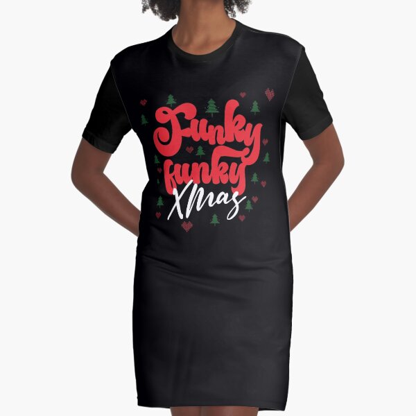 Funky xmas - inverted Graphic T-Shirt Dress