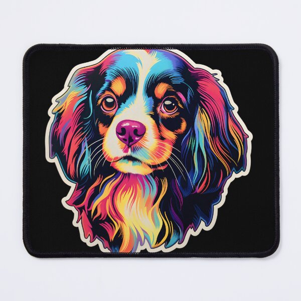 Item preview, Japanese Spaniel Neon Design designed and sold by CUTEDOGGIEZ.