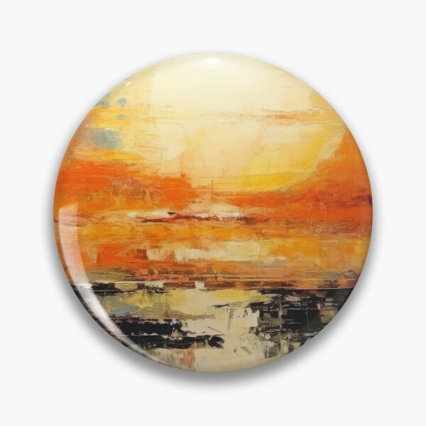 Artikelvorschau, Entdecken Sie "Simplistic & Minimalistic Vintage Sunset" Abstrakte Kunst entworfen und verkauft von ArtificialGenes.