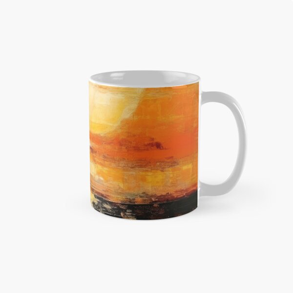 Artikelvorschau, Entdecken Sie "Simplistic & Minimalistic Vintage Sunset" Abstrakte Kunst entworfen und verkauft von ArtificialGenes.