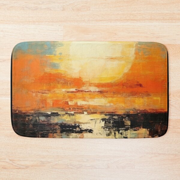 Artikelvorschau, Entdecken Sie "Simplistic & Minimalistic Vintage Sunset" Abstrakte Kunst entworfen und verkauft von ArtificialGenes.