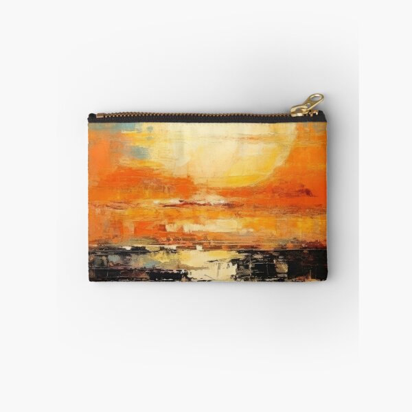 Artikelvorschau, Entdecken Sie "Simplistic & Minimalistic Vintage Sunset" Abstrakte Kunst entworfen und verkauft von ArtificialGenes.