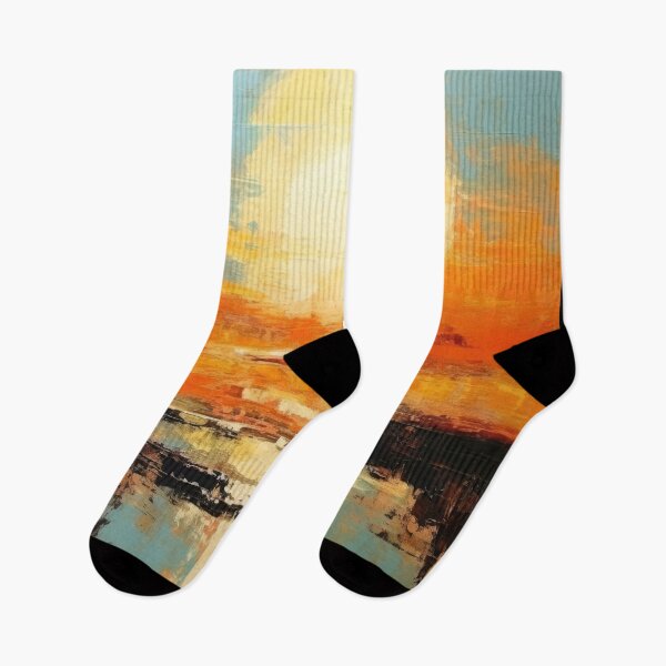 Artikelvorschau, Entdecken Sie "Simplistic & Minimalistic Vintage Sunset" Abstrakte Kunst entworfen und verkauft von ArtificialGenes.