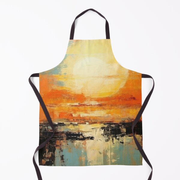 Artikelvorschau, Entdecken Sie "Simplistic & Minimalistic Vintage Sunset" Abstrakte Kunst entworfen und verkauft von ArtificialGenes.