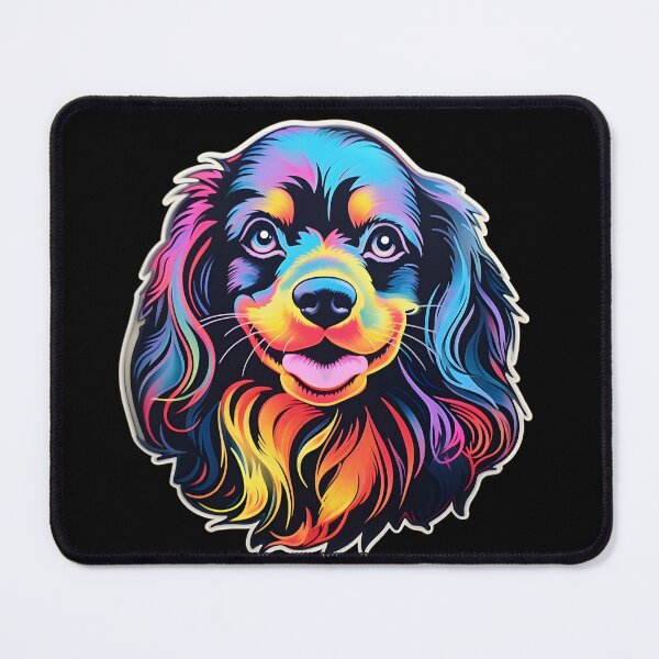 Item preview, Neon Japanese Spaniel designed and sold by CUTEDOGGIEZ.
