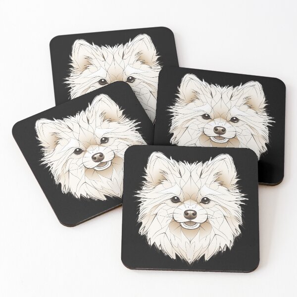 Item preview, geometric pomeranian dog designed and sold by ME-World.