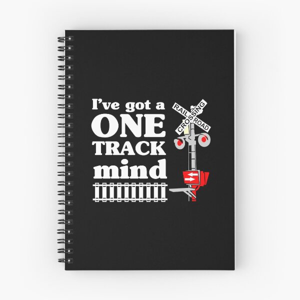 Item preview, One Track Railroad Train Mind designed and sold by dhajr.