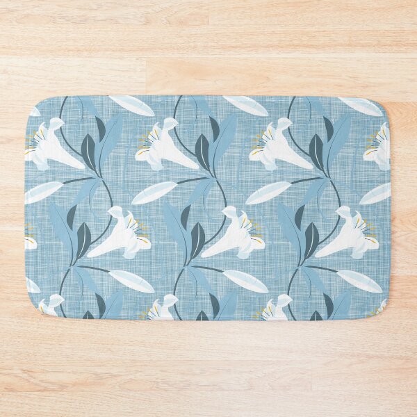 Item preview, White-blue lilies designed and sold by kobyakov.