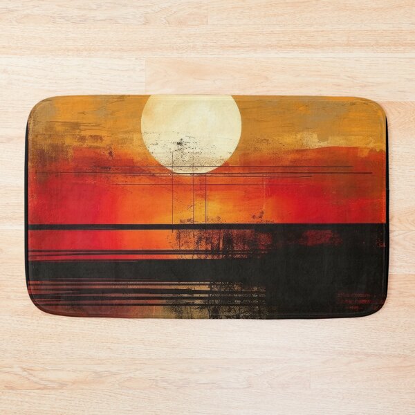 Item preview, Explore "Simplistic & Minimalistic Vintage Sunset" Abstract Art designed and sold by ArtificialGenes.