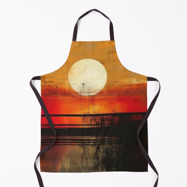 Aperçu de l'œuvre Découvrez l'art abstrait "Simplistic & Minimalistic Vintage Sunset" créée et vendue par ArtificialGenes.