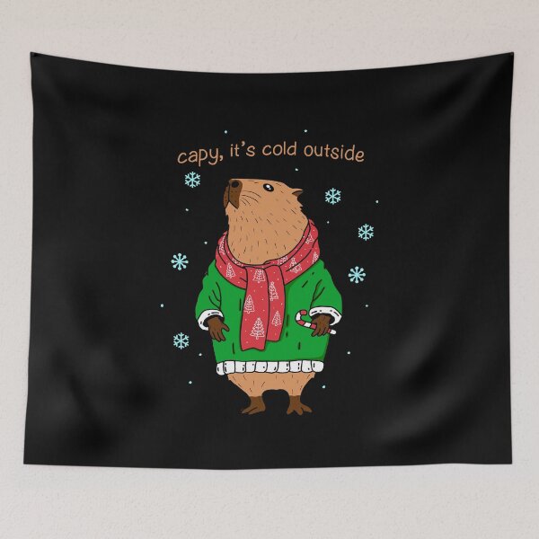 Item preview, Capybara Winter designed and sold by Kimprut.