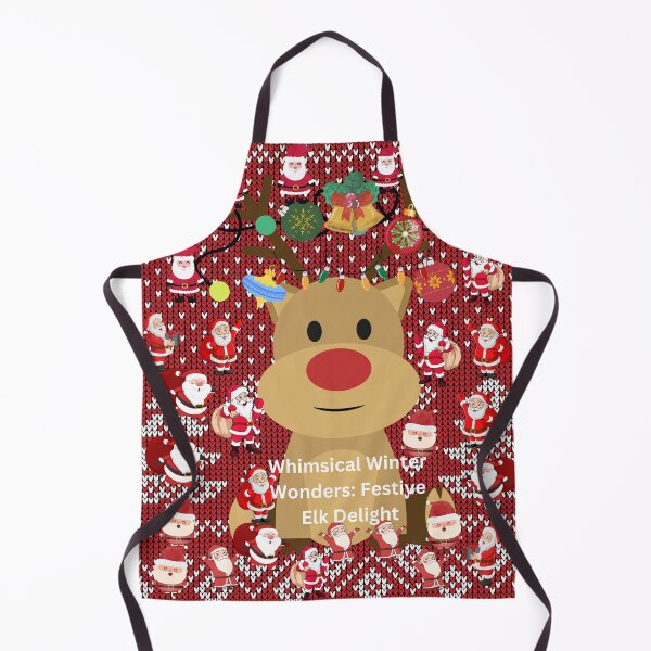 Item preview, Festive Elk Wonderland: Cute Christmas Tee designed and sold by Nara8.