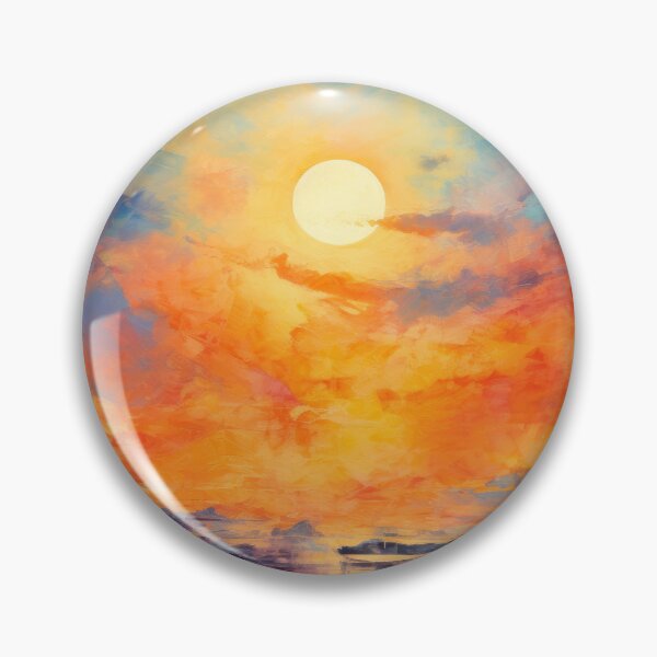 Item preview, Explore "Simplistic & Minimalistic Vintage Sunset" Abstract Art designed and sold by ArtificialGenes.