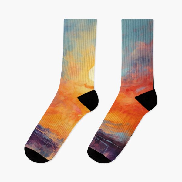 Item preview, Explore "Simplistic & Minimalistic Vintage Sunset" Abstract Art designed and sold by ArtificialGenes.