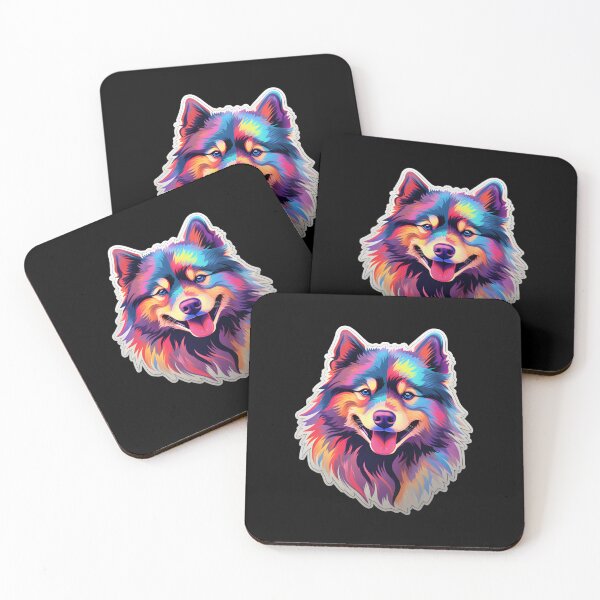 Item preview, Neon Keeshond designed and sold by CUTEDOGGIEZ.
