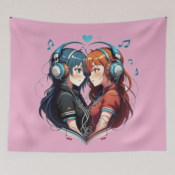 Item preview, Beautiful women, love for music designed and sold by NotesForMusic.