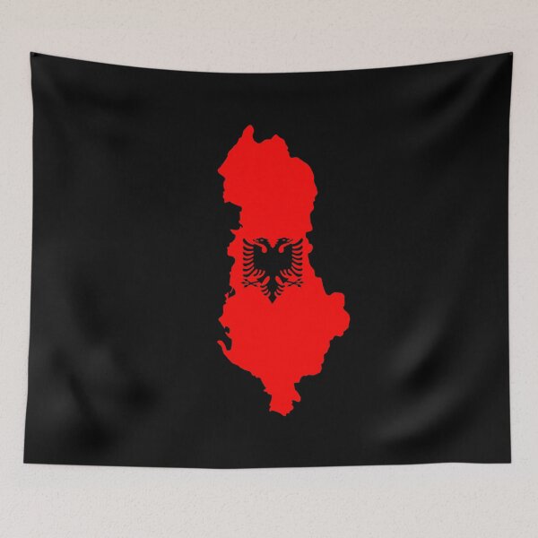 Item preview, Albanian Map designed and sold by feether-store.