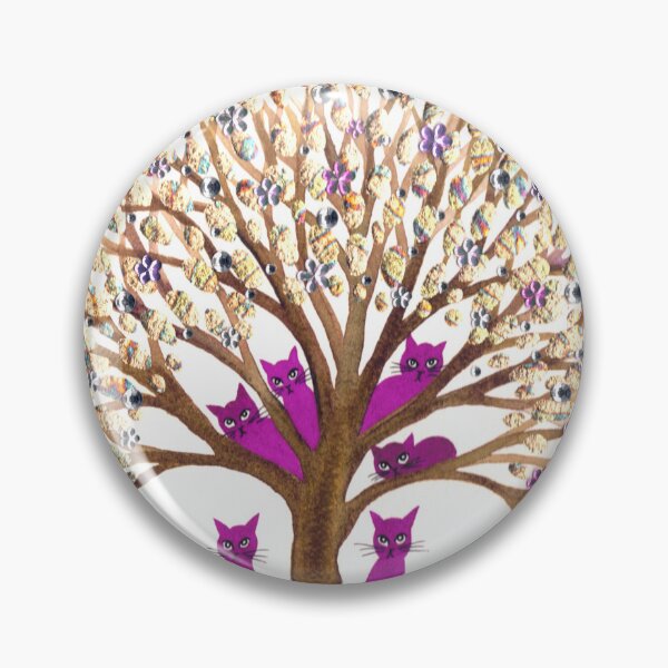 Item preview, Montréal Whimsical Tree Cats designed and sold by Lori Alexander.