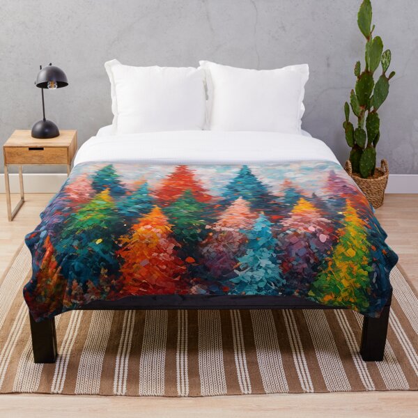 Item preview, Neo Impressionist Forest Pattern. designed and sold by ARichArts.