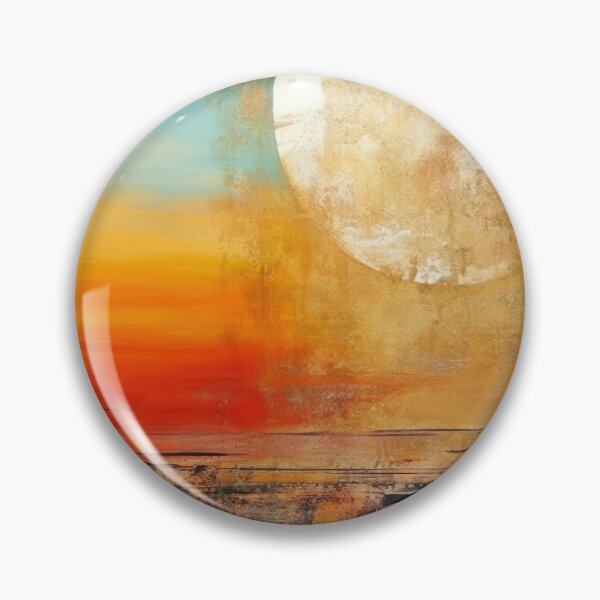 Artikelvorschau, Entdecken Sie "Simplistic & Minimalistic Vintage Sunset" Abstrakte Kunst entworfen und verkauft von ArtificialGenes.