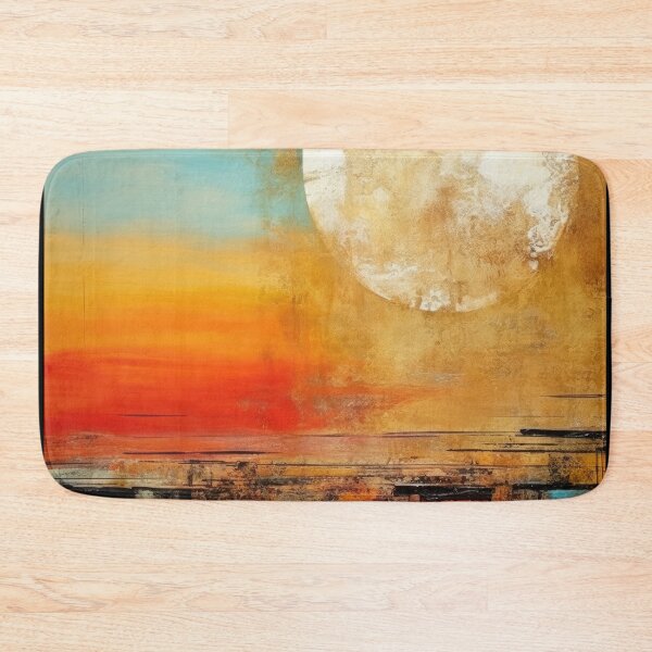 Artikelvorschau, Entdecken Sie "Simplistic & Minimalistic Vintage Sunset" Abstrakte Kunst entworfen und verkauft von ArtificialGenes.