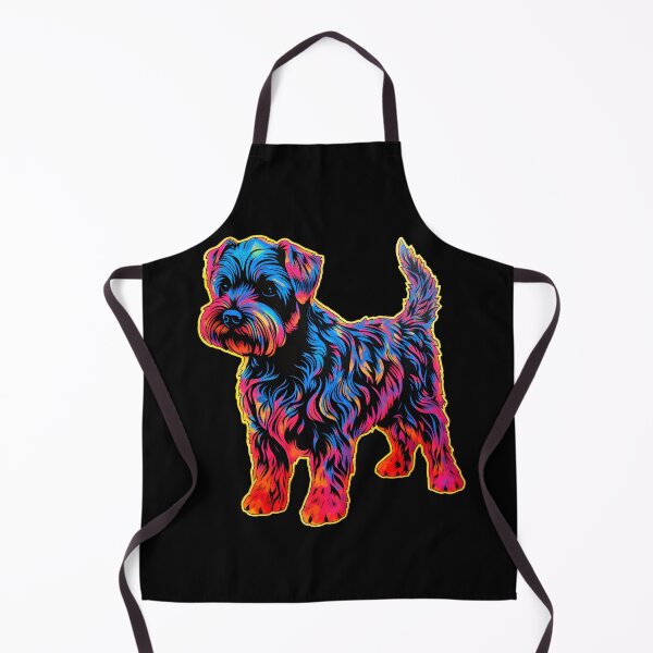 Aperçu de l'œuvre Kerry Blue Terrier Neon Design créée et vendue par CUTEDOGGIEZ.