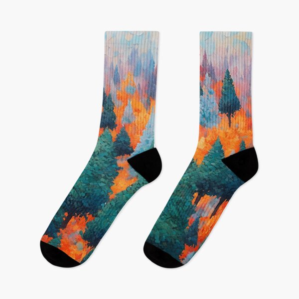 Item preview, Neo Impressionist Forest Pattern. designed and sold by ARichArts.