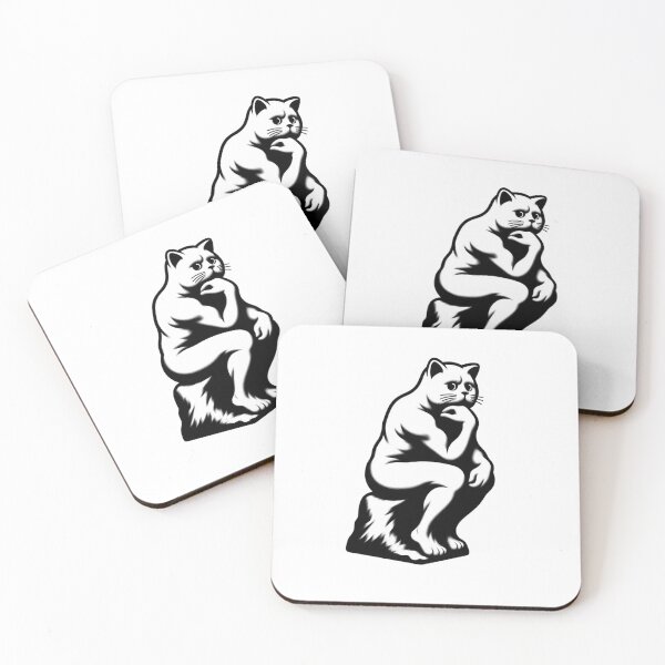 Item preview, Philosophical Pet: The Thinker Pose designed and sold by MajorMemes.