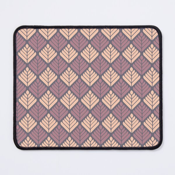 Item preview, Mauve Dusty Pink Leaf Petal Layered Geometric Botanical Vintage Retro Autumn Pattern designed and sold by PenguinForests.