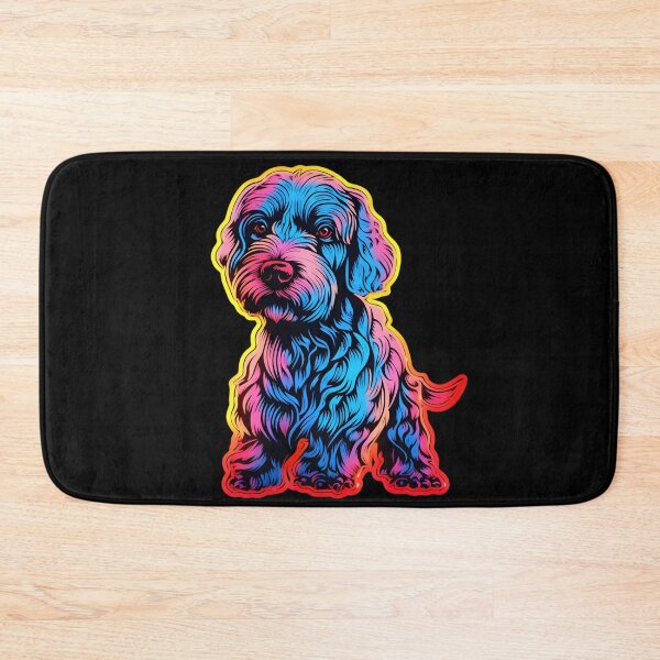 Artikelvorschau, Neon Kerry Blue Terrier entworfen und verkauft von CUTEDOGGIEZ.