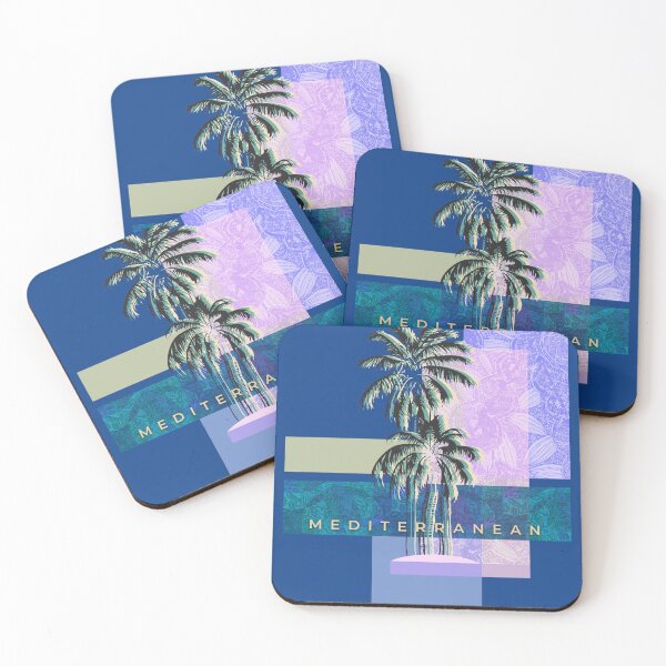 Item preview, Mediterranean tropical palm vibe designed and sold by WestIndigo.