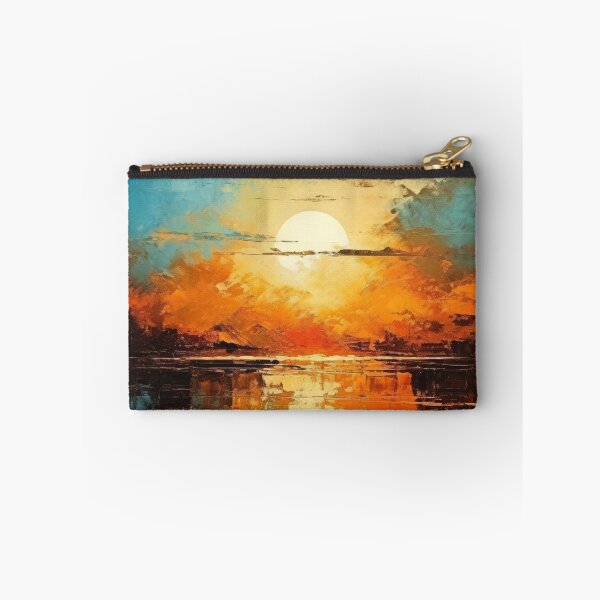 Artikelvorschau, Entdecken Sie "Simplistic & Minimalistic Vintage Sunset" Abstrakte Kunst entworfen und verkauft von ArtificialGenes.